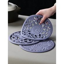 M 98311 Chinese style hollow silicone pot pad ��ʽ�οչ轺��