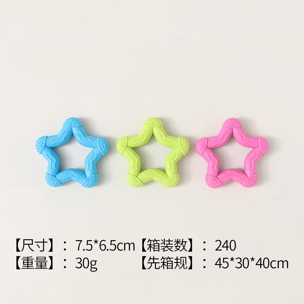 Juguetes para mascotas mordeduras gato limpio dientes de perro diente palo TPR juguete combinación traje mascotas suministros al por mayor perro Juguetes