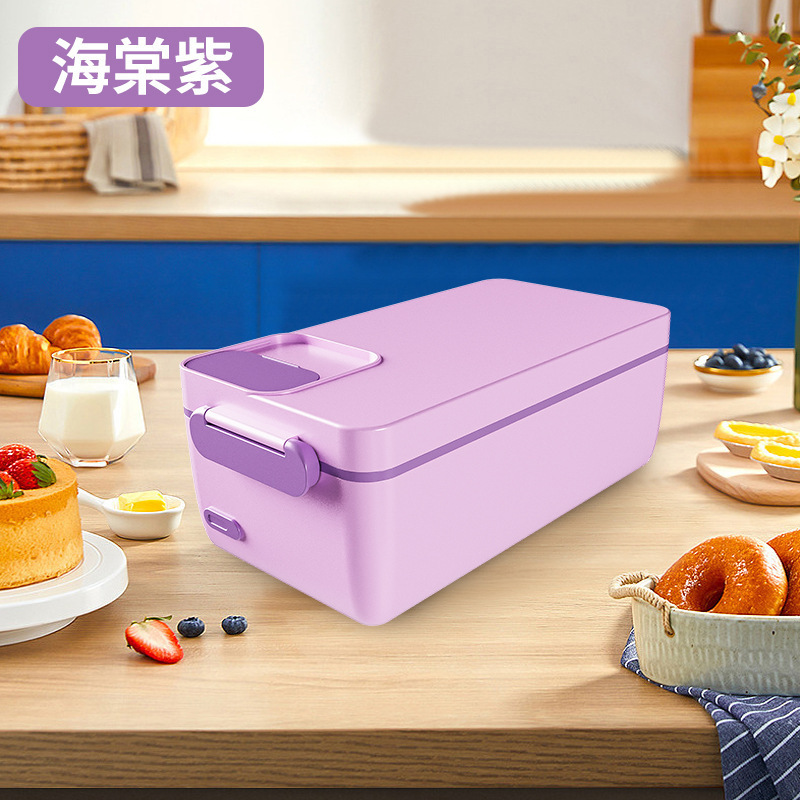 跨境充电学生大容量电热保温饭盒304内胆家用上班族电加热饭神器|undefined