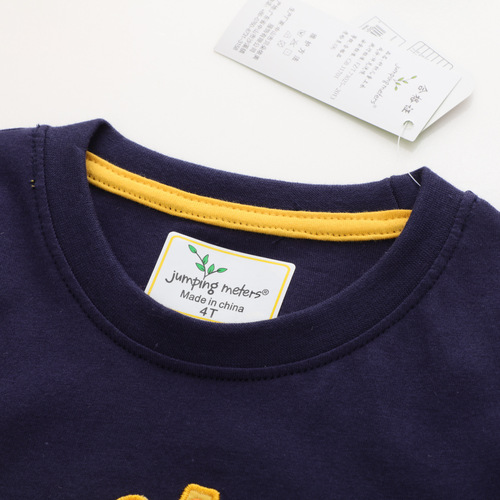 Children's Summer 2025 Spring and Autumn T-shirts for Kids, European and American Children's Baby Clothes, Dropshipping One Piece