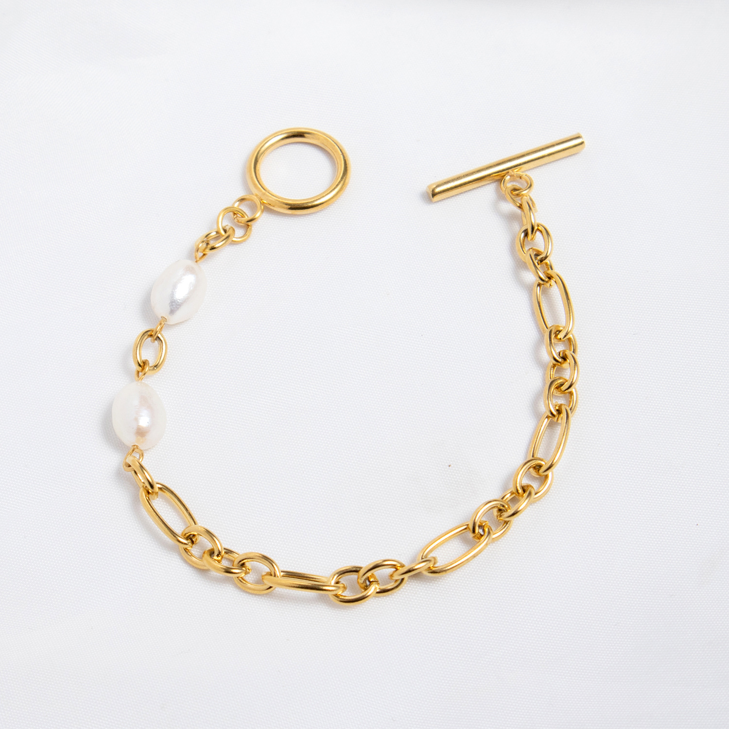 Holiday, Daily Occasion 304 Stainless Steel Freshwater Pearl Plating Bracelets