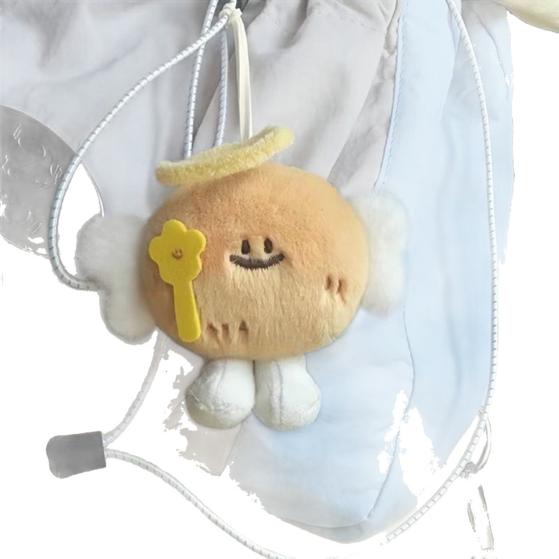 かわいい天使ポテトぬいぐるみ高顔人形クリエイティブバックパックペンダントキーホルダーペンダントインギフト|undefined