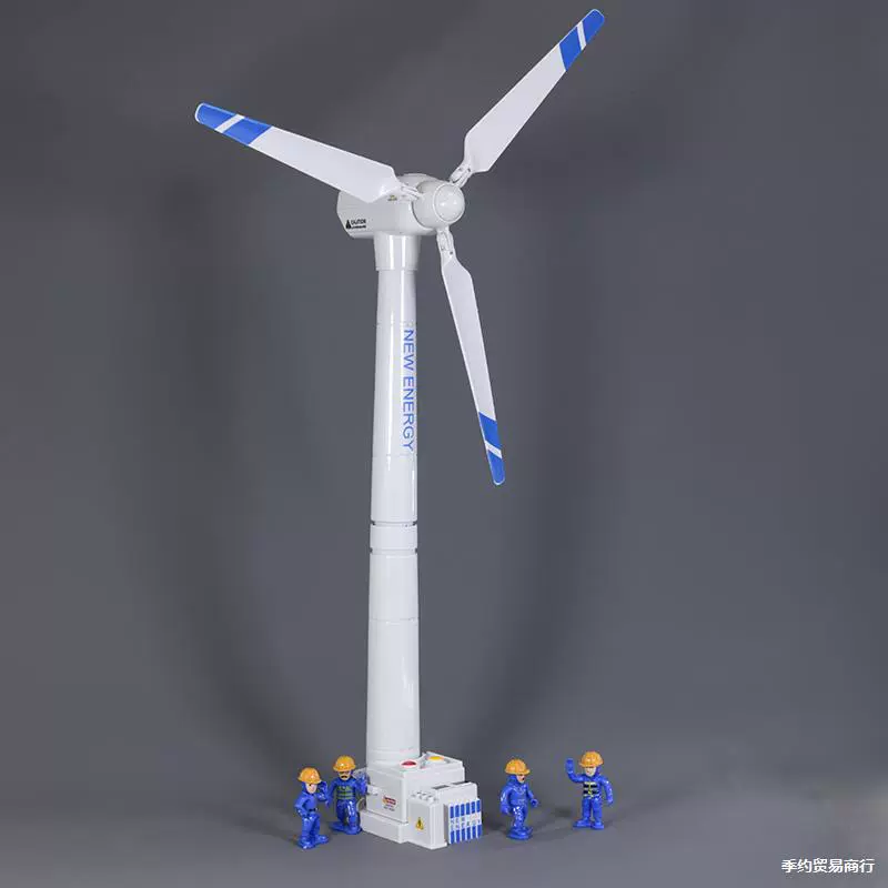 Ветряная мельница Игрушка для детей Вращающийся генератор Модель для мальчиков Детская головоломка Ветряная машина