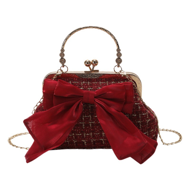 Bolso de mujer de moda 2023 nuevo estilo coreano hombro crossbody bolsa simple cadena bolsa axila bolsa casual estilo occidental bolsa de lana