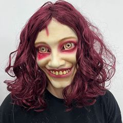 2023 Evil Dead Rise 鬼玩人面具復活驚悚頭套恐怖面具乳膠女鬼