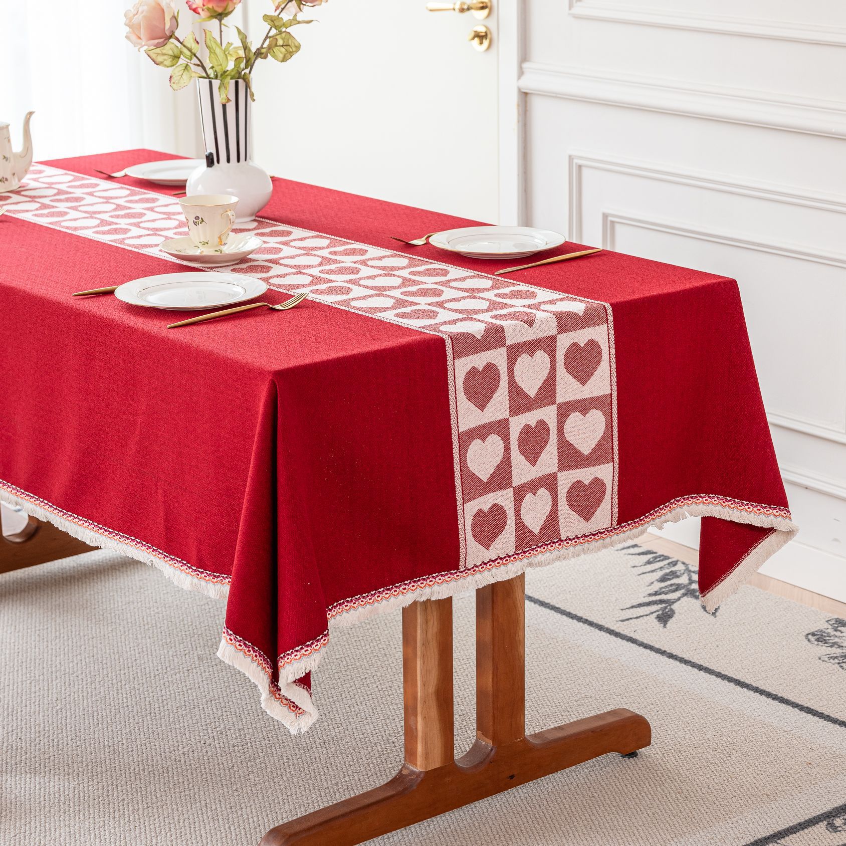 행복한 운율 - 중앙에 있는 사랑의 사각형