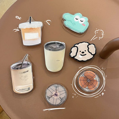 Cute Creative 3D Phone Stand, Personality Funny Cartoon Dog, Lazy Airbag Small Phone Stand Universal