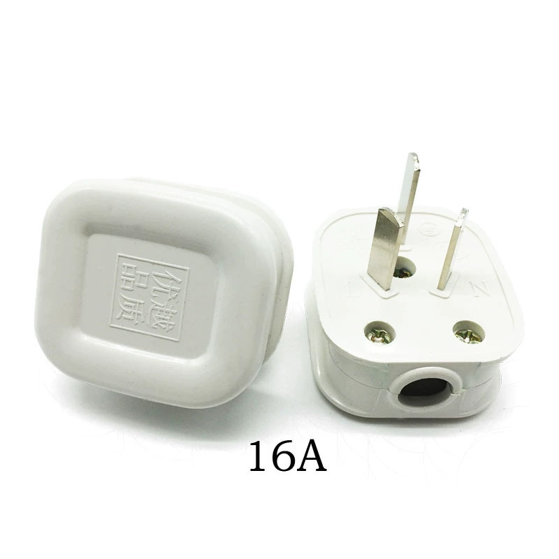 Оригинальная прямая продажа белого 16A огнестойкий классический трехполюсный разъем питания