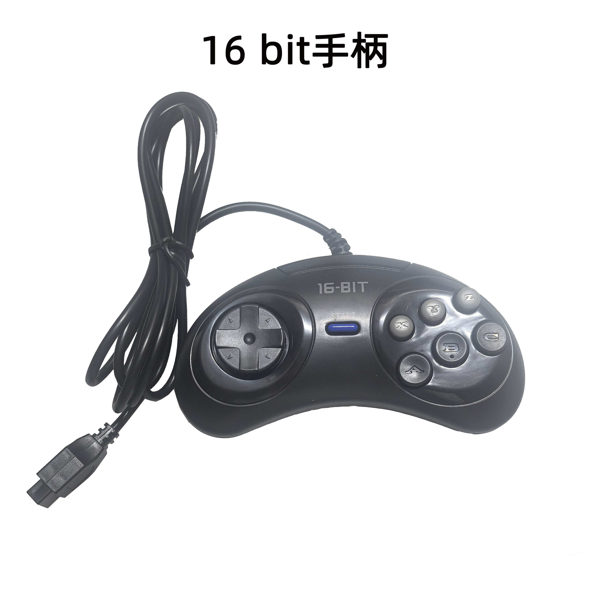 Suitable for SEGA game controller 16-bit 9-pin controller 16-bit wired controller MD remote control joystick 2