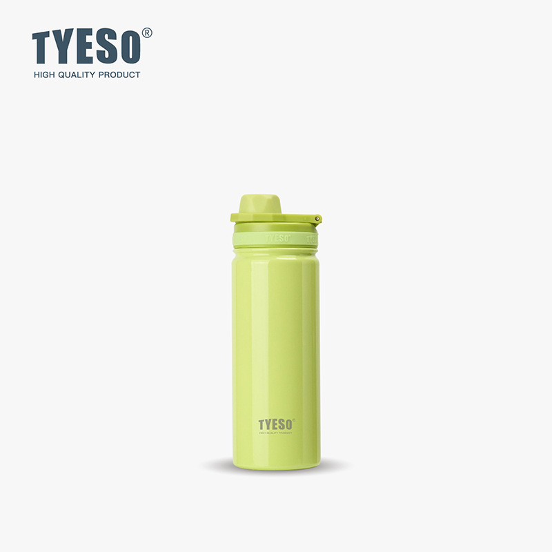 Taisuo 学生スポーツボトル TYESO ポータブルハンドルステンレス鋼ウォーターカップ INS 真空北欧スタイル二重層断熱カップ|undefined