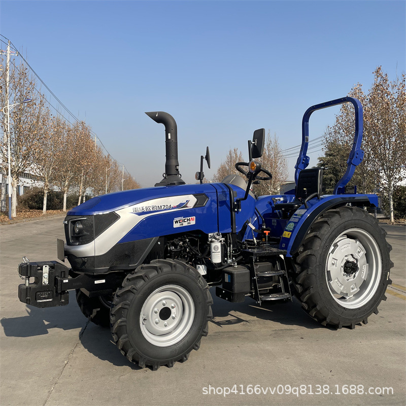 Tractor de cuatro ruedas de alta potencia, tractor de 200 caballos de fuerza.