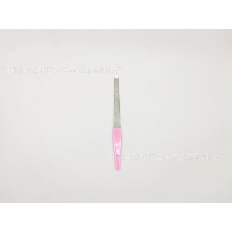 Archivo de uñas de dos cabezas herramientas de manicure de acero inoxidable archivo de uñas de fricción de uñas archivos de manicure al por mayor