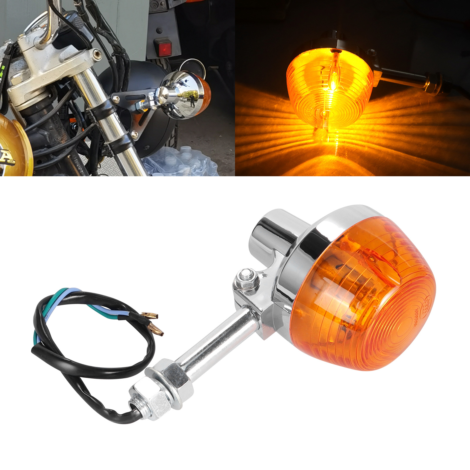 Suitable for Honda Motorcycle Ct70 Xl100 Cm125 Cb400 Cb750 Turn Signal Light Indicator