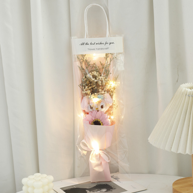 Nueva bolsa del día de la madre, muñeca Meliti, jabón de rosas, flor seca, regalo de San Valentín para novia y esposa