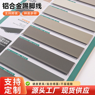 Aluminum Alloy Skirting Board, Ultra-Narrow Aluminum Alloy Wall-Mounted Skirting Board, Manufacturer Wholesale, Ultra-Thin Baseboard, Light Luxury