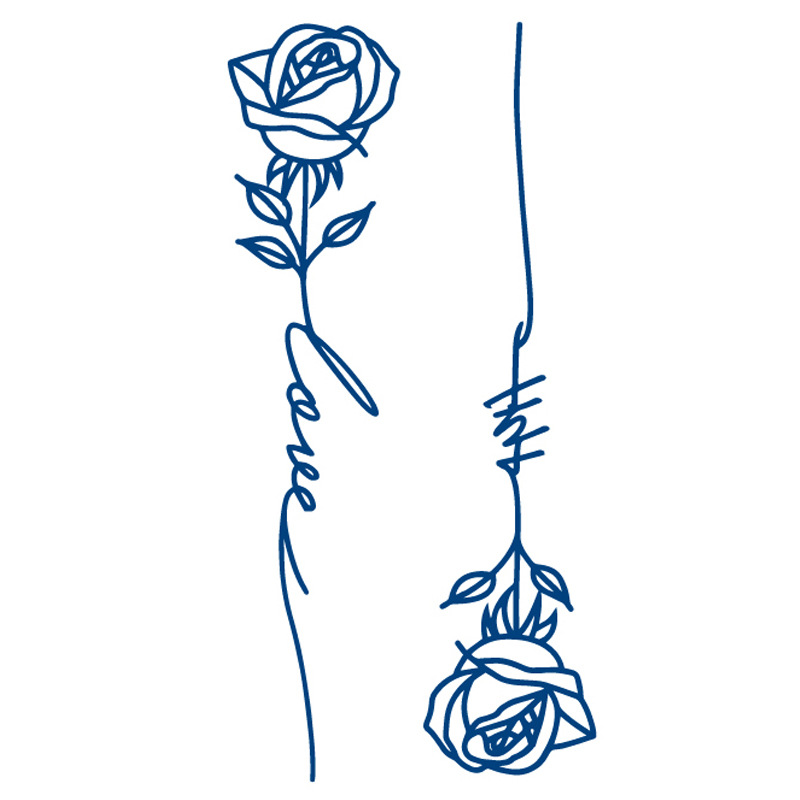 ジュースの紋章はネットの赤い紋章を貼って15日間の現物の卸売りの草本の植物の半永久の刺青のシールを持続します。