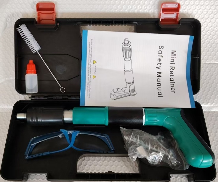 Mini pistola de clavos pistola silenciador pared de cemento pistola de clavos de hormigón pistola de clavos manual decoración trunking máquina de clavos fijos