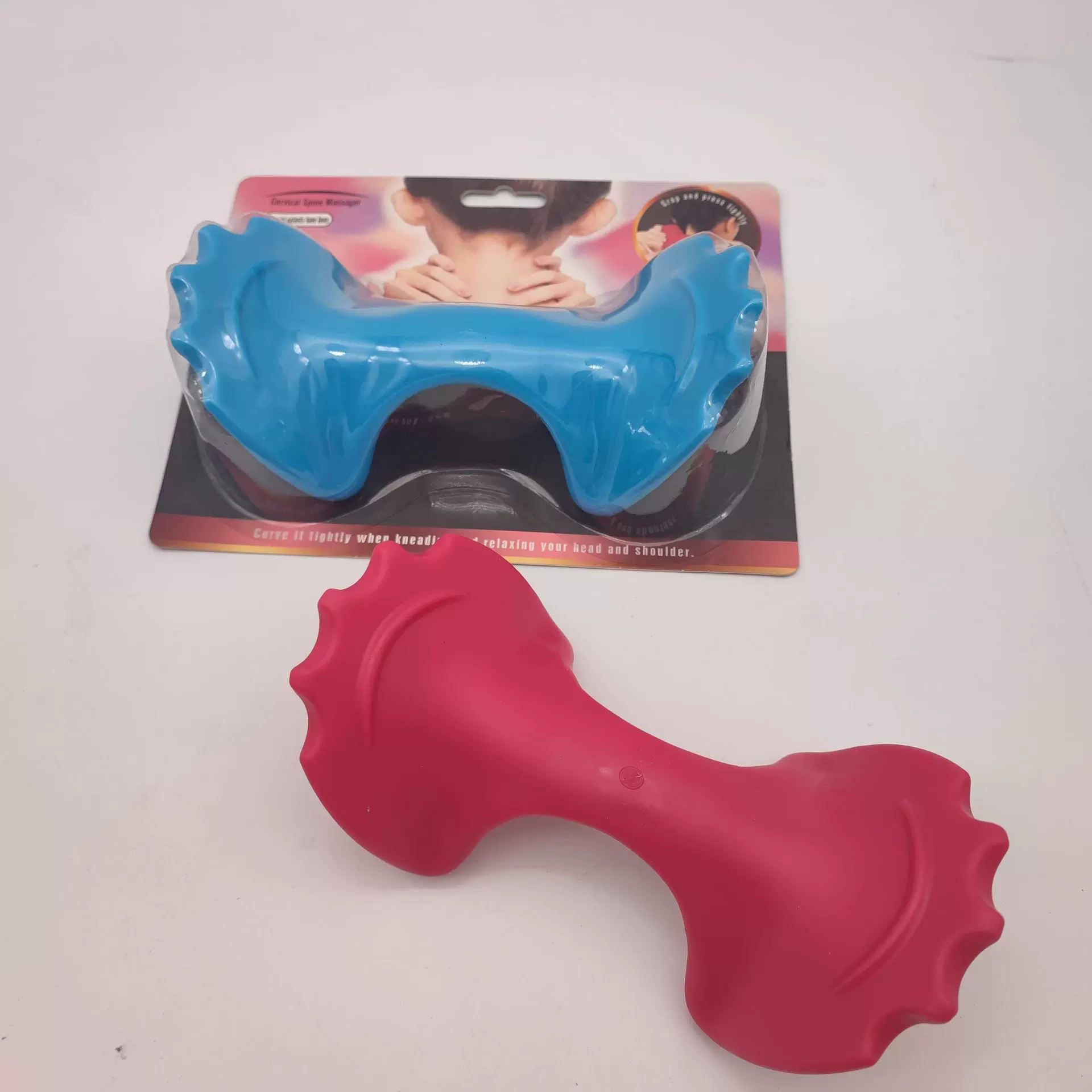 Ручной портативный массажер для шеи и шейного отдела позвоночника, офисный акупунктурный точечный массаж головы и шеи для снятия усталости, массаж для здоровья