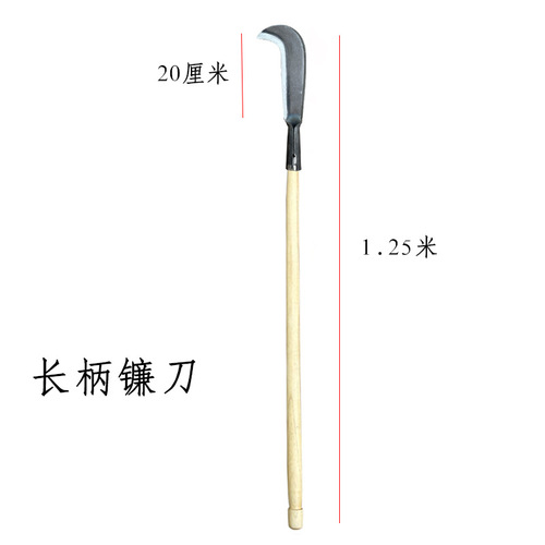 Wholesale manganese steel tree felling axe, woodcutter's axe, outdoor trailblazing fire fighting long handle thick open mountain knife, agricultural tool