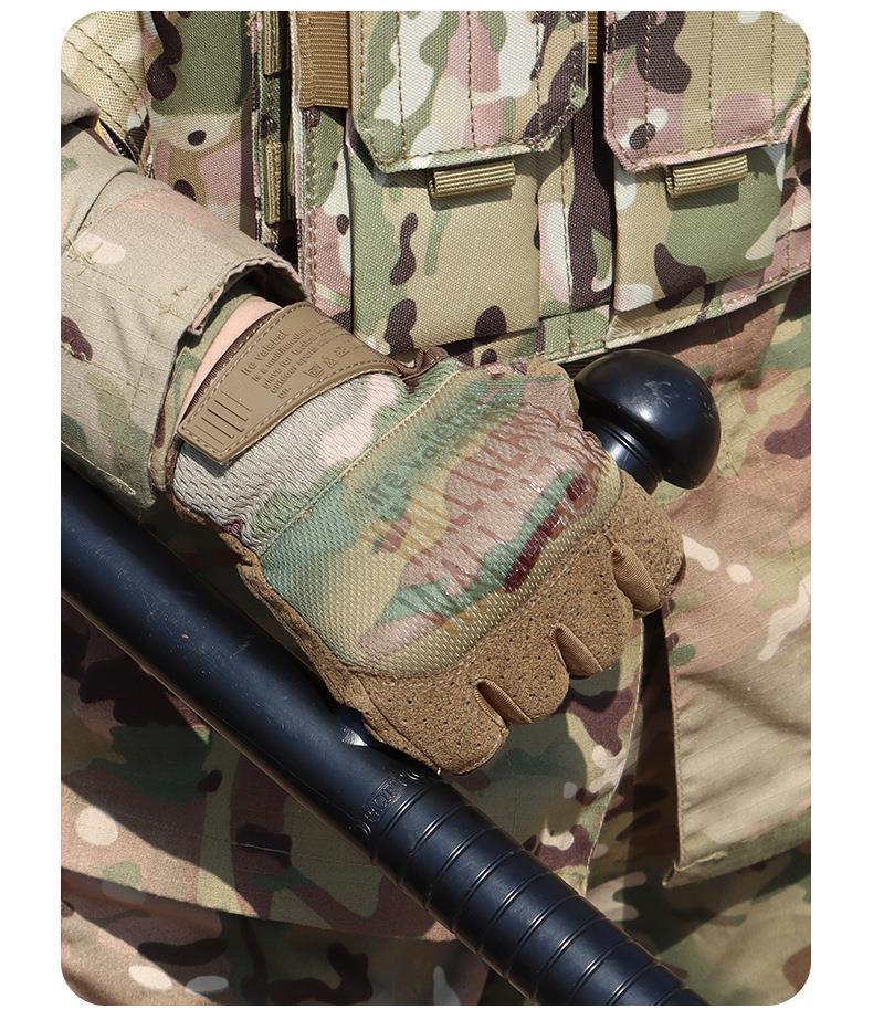 Cycling Gloves Sun Protection Breathable Five-finger Touchscreen_voghion.com