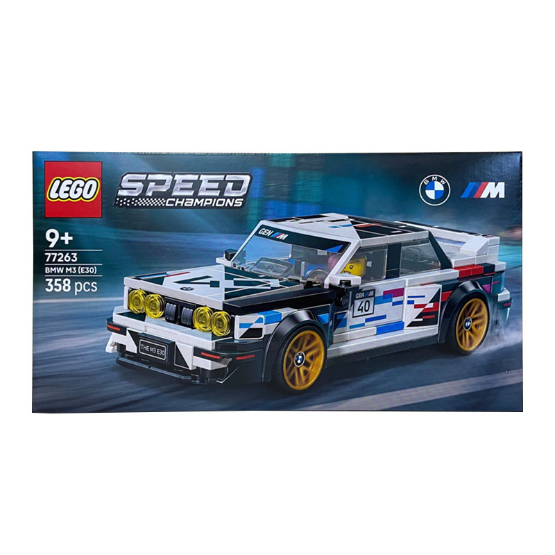 LEGO Speed Super Racing Car 77263 BMW M3 E30 Boys' Children's Building Block Toy Gift August LEGO Speed Super Racing Car 77263 BMW M3 E30 Boys' Children's Building Block Toy Gift August