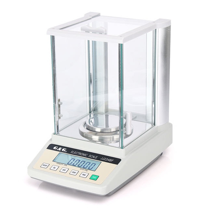 双杰内校分析天平JJ224BF 万分之一电子天平0.1mg