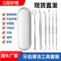 牙医工具牙齿清洁口腔护理科工具套装去牙渍牙结石牙垢口腔镜探针