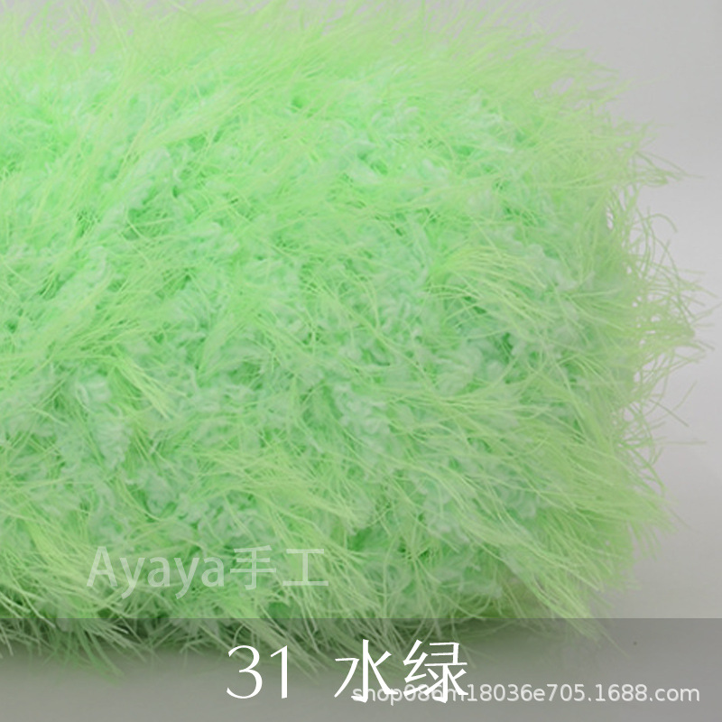 Suministro directo de fábrica 15mm de lana larga felpa trenzado palo súper grueso súper denso hecho a mano DIY pequeño perro de leche Raíz de pelo