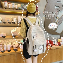 明星同款書包女韓版高中森系日系雙肩包潮中學生初中生小清新背包