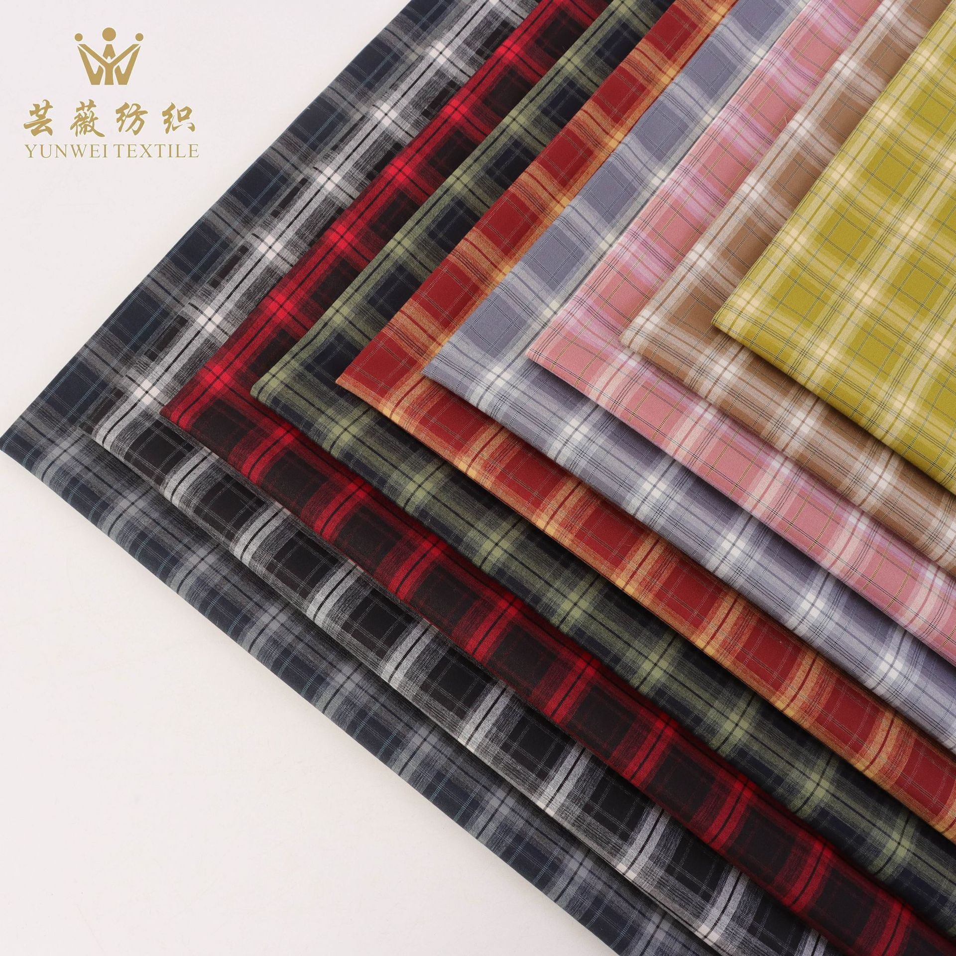 新品现货TR弹力格子适用春夏男女衬衫连衣裙套装裤子半裙发饰面料