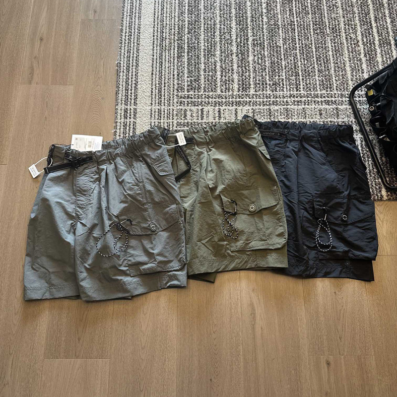 Original Quality Mountain-Style Outdoor and Functional Waterproof Japanese-Style Large Pocket Cargo Shorts for Men and Women