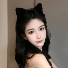 猫咪发箍甜美猫耳朵发饰洗脸面膜束头发饰头箍化妆百搭显脸小刘海