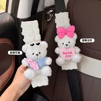 Автомобильный ремень безопасности чехол для плеча милый медведь внутри автомобиля предохранитель наплечный ремень анти-изношенный одежда универсальный