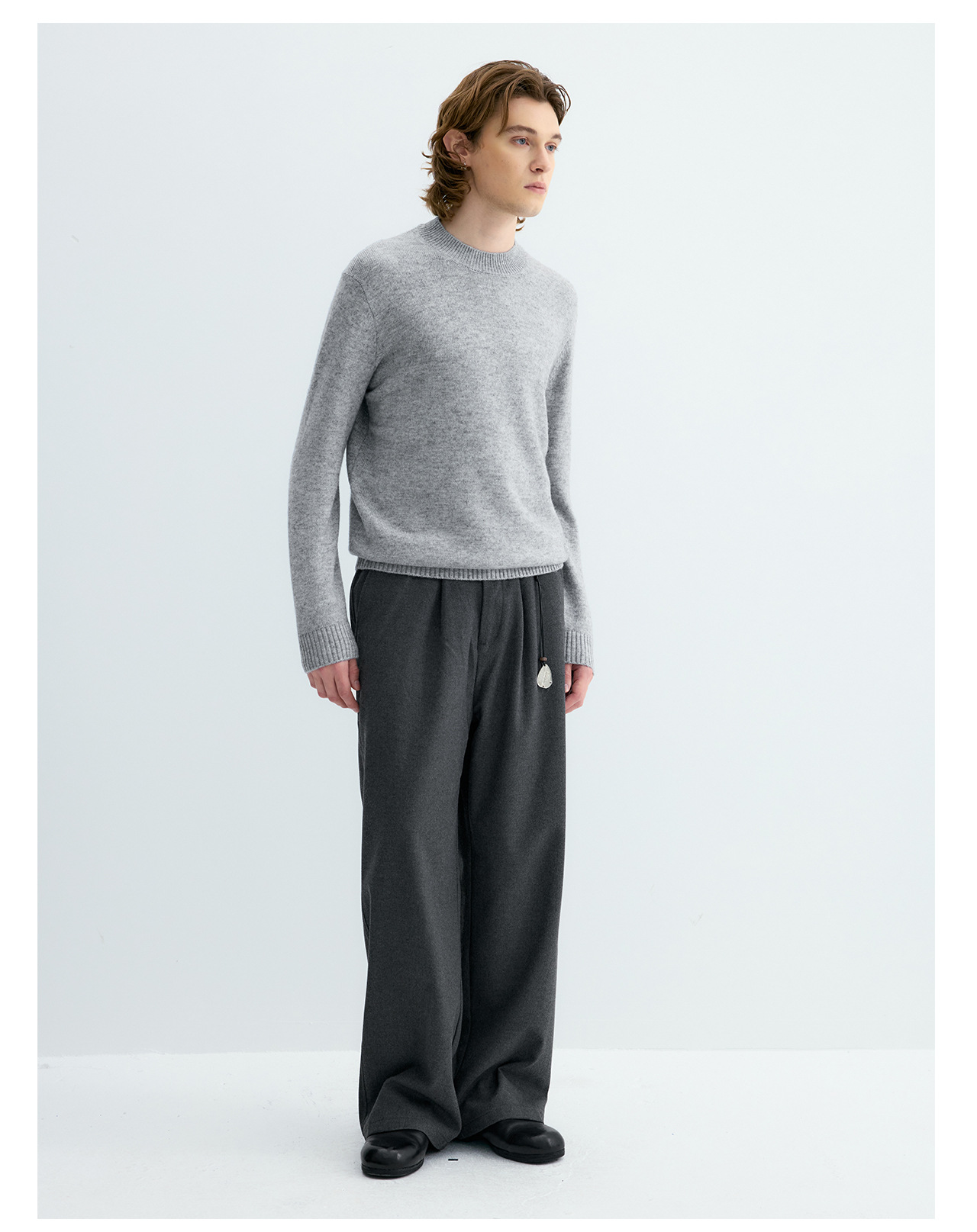 UNF Straight-Leg Drape Trousers