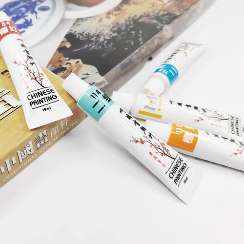 Meibang Chinese Painting Pigment 32ml Single Beginner Landscape Painting Tube Paint Paint Manufacturer Supply