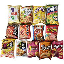 韩国进口零食品膨化食品农心原味鲜虾条90g辣味干烹虾条