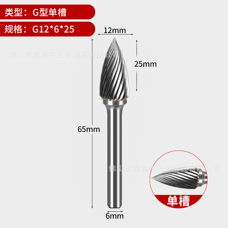 Fresa rotativa de tungsteno