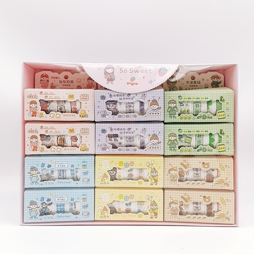 Manufacturer Wholesale Washi Tape Cartoon Sanrio Tape Sticker Gift Box Set Cute Kuromi Washi Tape