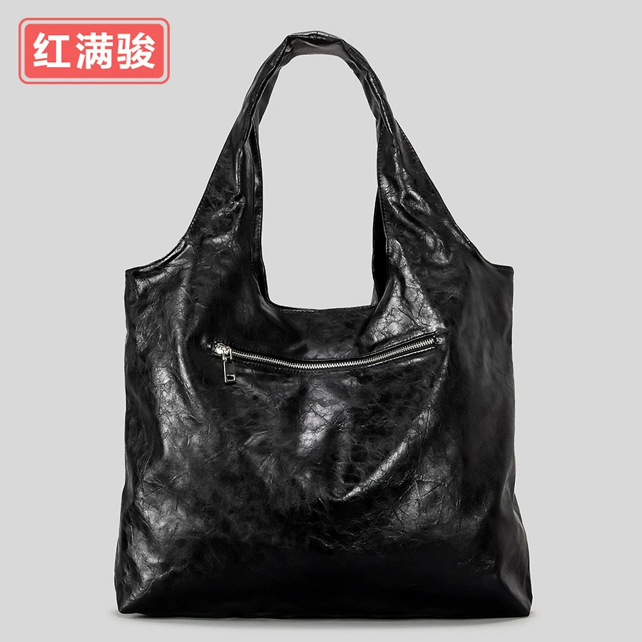 Сумка Retro Genuine Leather для плеча - стильная, вместительная и идеальна для повседневного использования!