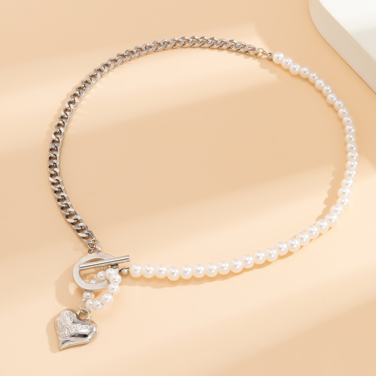 Simple Style Style Simple Style Heart Alloy Wholesale Pendant Necklaces