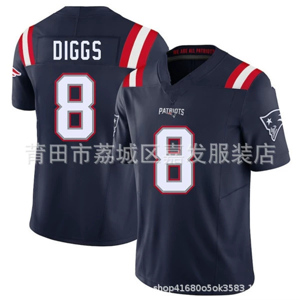 Внешнеторговое предложение футбольная майка Пэтриотс 12# BRADY10#MAYE #11