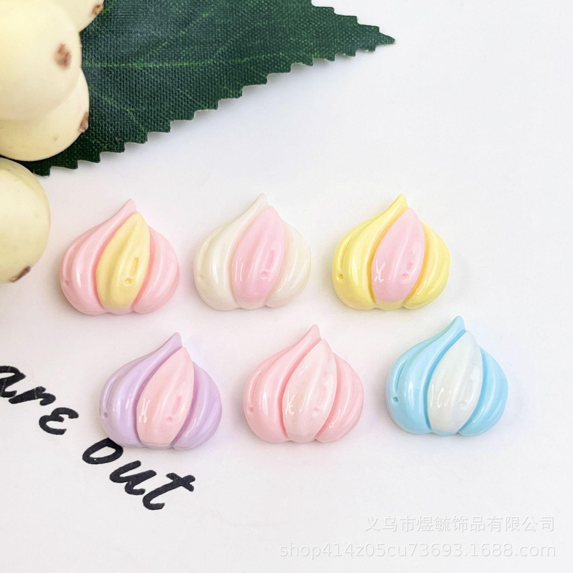 고품질 미니 글로시 마카롱 컬러 크림 혼합 싱글