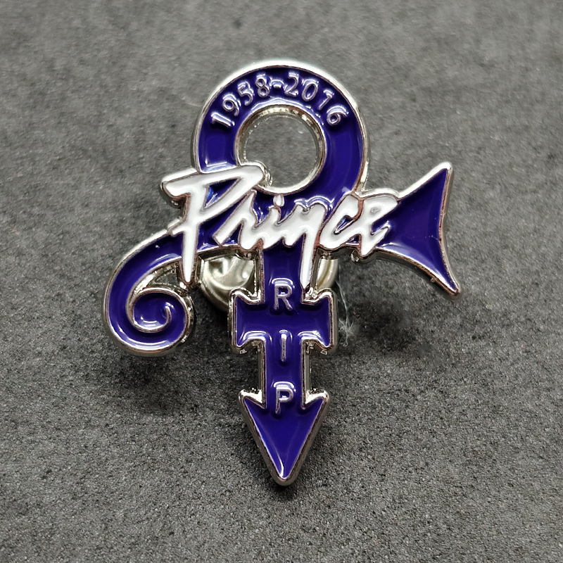 Rock Band Singer Prince Logo Badge Music Album Inspired Brooch Fashion Symbol Pin Decoration Rock Band Singer Prince Logo Badge Music Album Inspired Brooch Fashion Symbol Pin Decoration