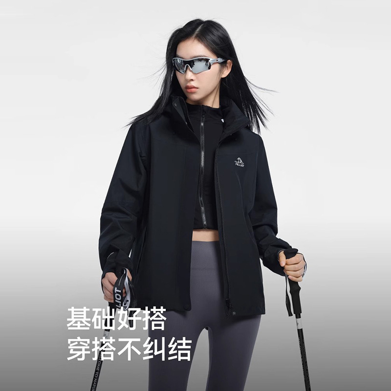伯希和冲锋衣男秋冬新款外套户外防风登山服114301001|undefined