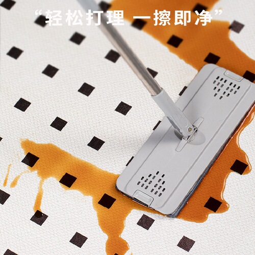 French kitchen floor mats are anti-dirty, wipeable, non-slip, oil-proof and waterproof PVC floor mats for home simple new floor mats