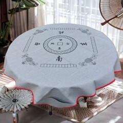 防音テーブルマットテーブルクロス家庭用厚みのあるマットLサイズ1〜1.2mレザー滑り止め消音正方形ポケット付きドロップシッピング