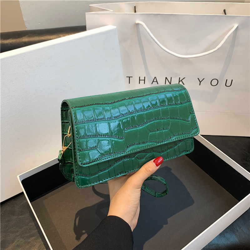 Stone Pattern Candy Color Small Square Bag 2023 Summer Fashionable New Style Small Bag Fashion Handheld One Shoulder_voghion.com