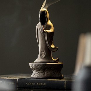 Chinese Zen Plate Mini Incense Burner Home Indoor Aromatherapy Burner Sandalwood Creative Formless Tea Ceremony Incense Aromatherapy Ornaments