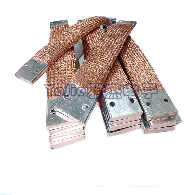 厂家供应 铜编织带软连接 铜编织线导电带 软铜排 铜导线