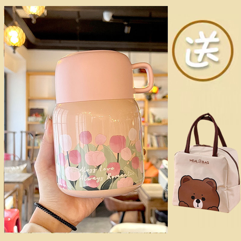 焖烧杯焖烧壶不锈钢保温杯子便携燕窝银耳羹杯上班族养生早餐生日|undefined